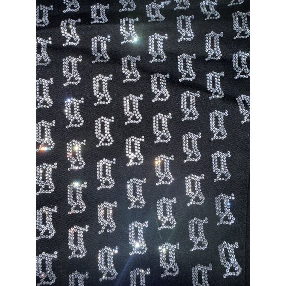 NWT Guapi Men's Black Rhinestone Jeans Size 40 Limited Edition [jb] - Picture 6 of 11